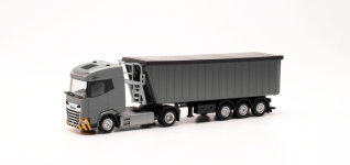Herpa 316231 - H0 - DAF XG Stöffelliner-Sattelzug - grau